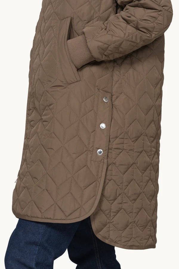 Long Quilted Jacket Woman ILSE JACOBSEN
