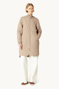 Long Quilted Jacket Woman ILSE JACOBSEN