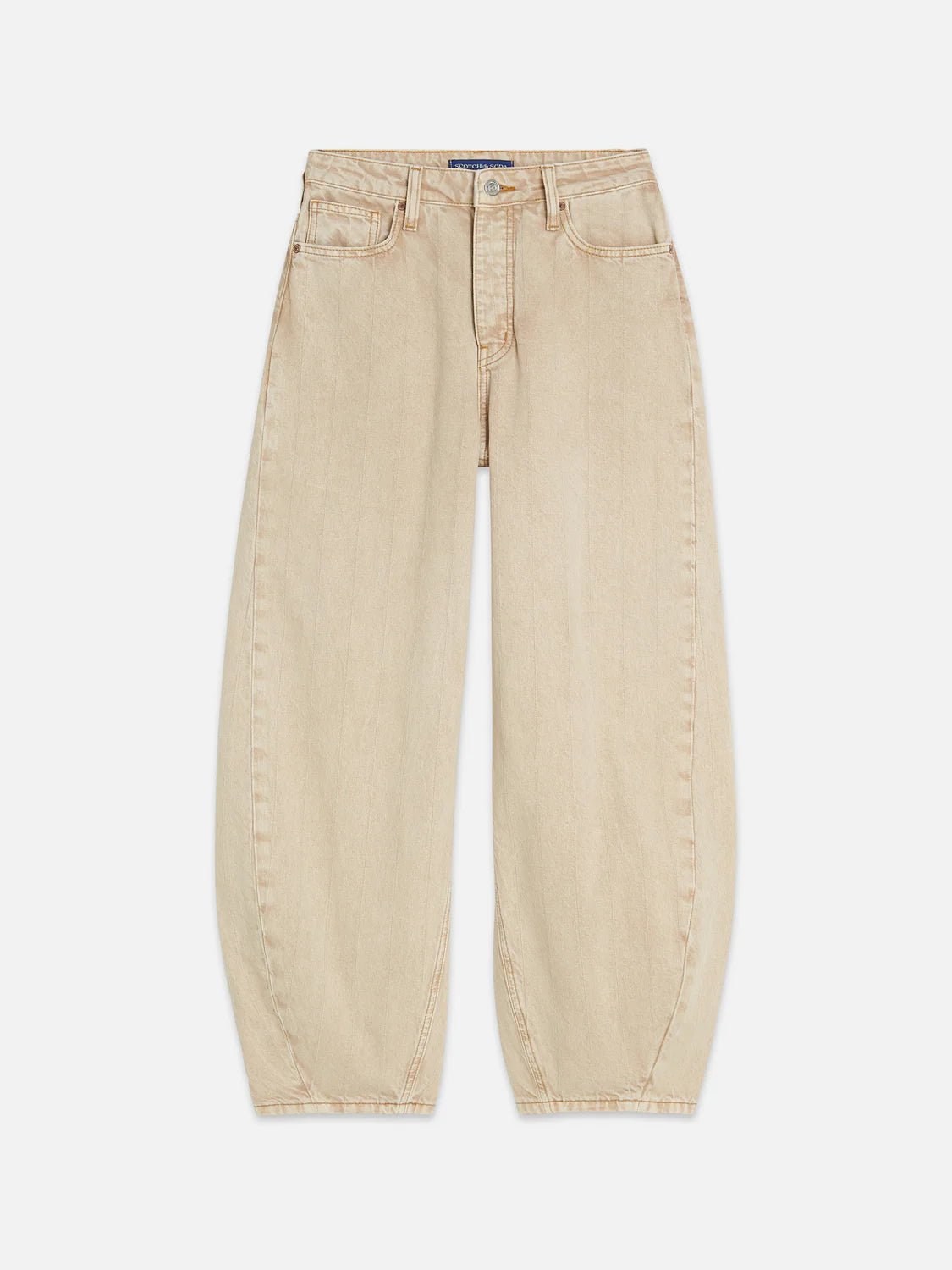 Loop High Rise Barrel Leg Denim Scotch Soda Femme Travertine 26/32
