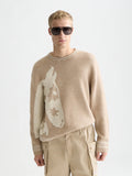 Loose-Fit Jacquard Pullover Men Knitwear Scotch Soda Homme Amphora M