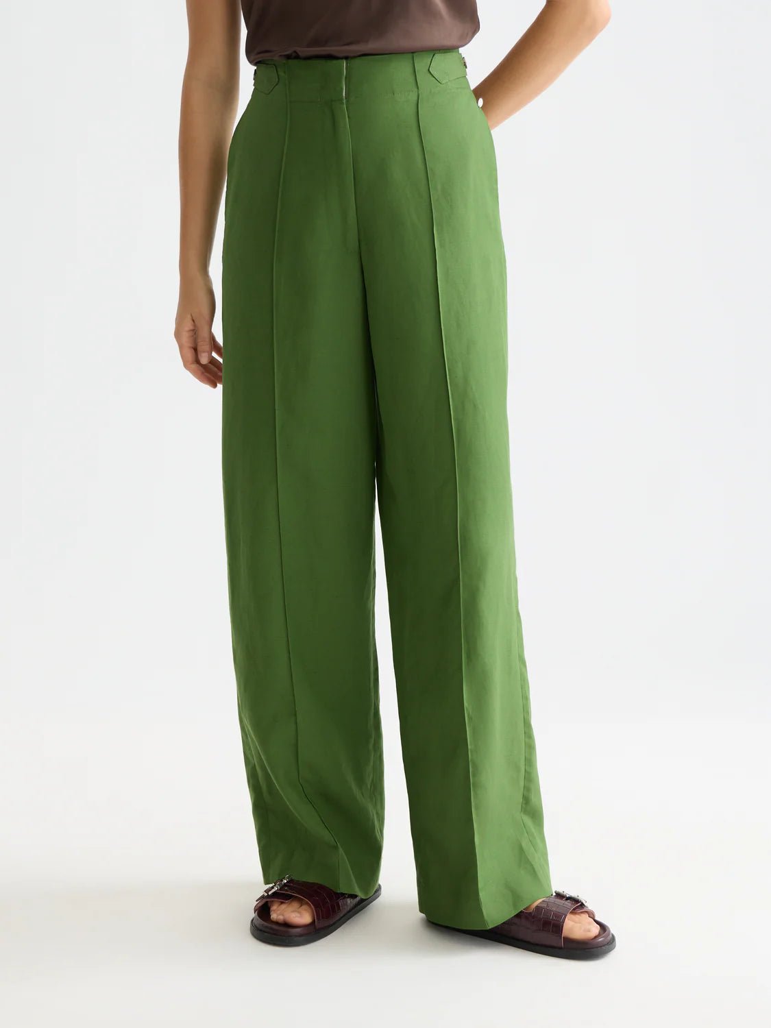 Lou - Lyocell High Rise Wide Leg Pant Trousers Scotch Soda Femme