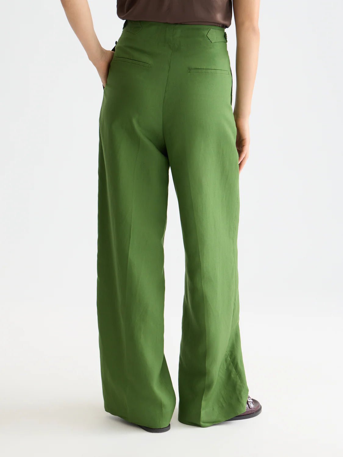 Lou - Lyocell High Rise Wide Leg Pant Trousers Scotch Soda Femme