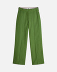 Lou - Lyocell High Rise Wide Leg Pant Trousers Scotch Soda Femme Garden Green 26/30