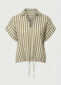 Ludel Top T-Shirts HUMILITY ARMY/OFF WHITE L