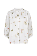 LUNA BLOUSE Blouses JC Sophie FLEURS VERTS 34
