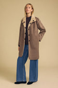 Lux Suede Fur Coats Woman VELVET