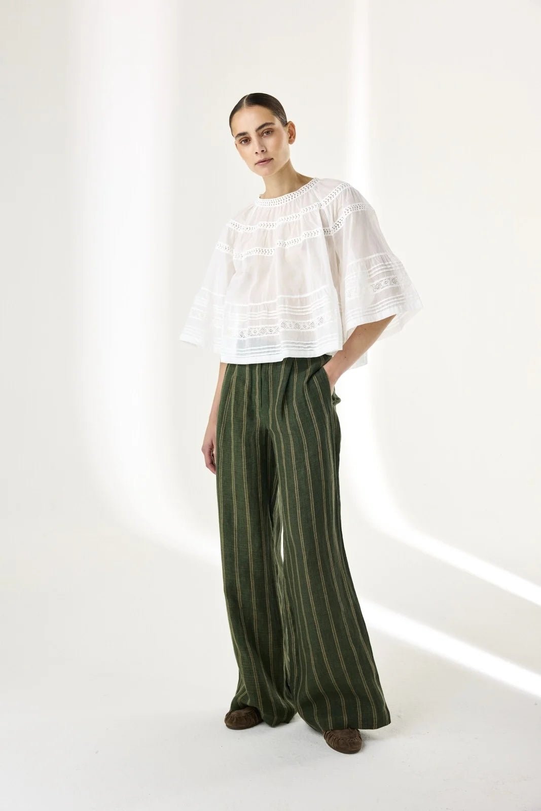 LYNDSEY BLOUSE Blouses JC Sophie OFF WHITE 34