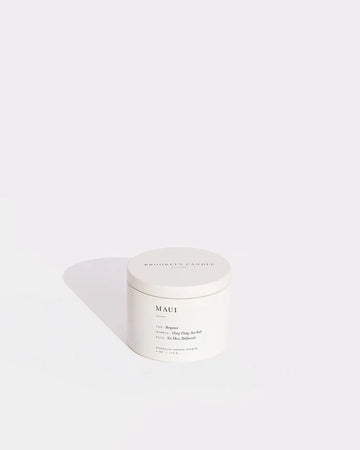 MAUI TRAVEL CANDLE BY BROOKLYN CANDLE candels Brooklyn Candel