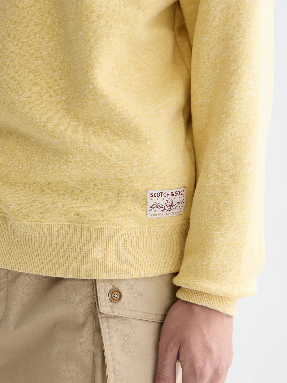 Melange Regular-Fit Sweatshirt Scotch Soda Homme
