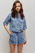 IRINA JACKET Melissa Nepton Med Blue XS