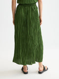 Micro Pleat Skirt Dresses Scotch Soda Femme Garden Green L