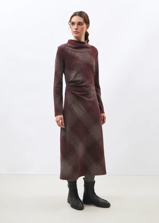 MINORI DRESS Woman HUMILITY XS/TP BORDEAUX
