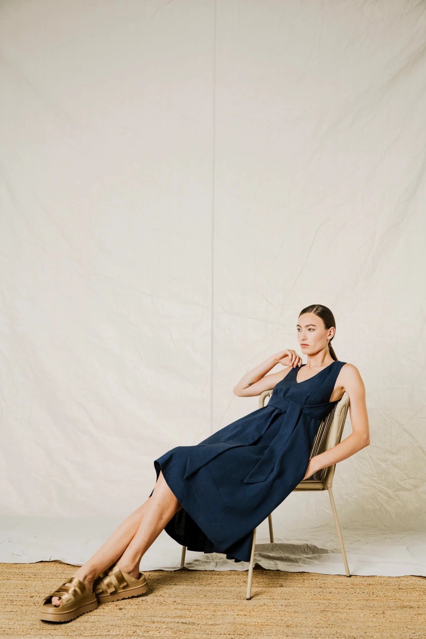 Montego Dress BODYBAG Navy M