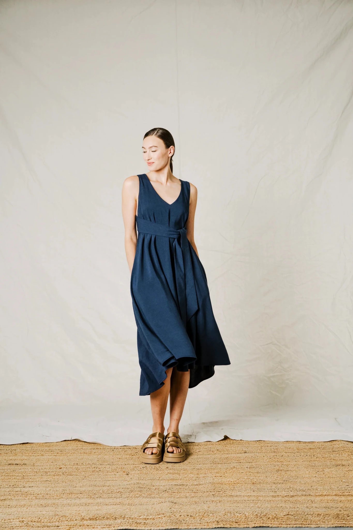 Montego Dress BODYBAG Navy S