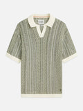 Multi Stitch Extra Dropped-Shoulder Polo Man Scotch & Soda Eggnog Melange XL