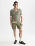 Multi Stitch Extra Dropped-Shoulder Polo Man Scotch & Soda Eggnog Melange L