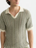 Multi Stitch Extra Dropped-Shoulder Polo Man Scotch & Soda Eggnog Melange S