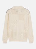 Multi Stitch Knitted Cardigan Man Scotch & Soda Eggnog M