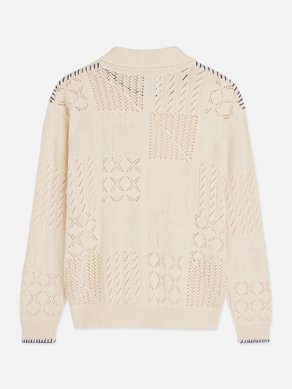 Multi Stitch Knitted Cardigan Man Scotch & Soda Eggnog M