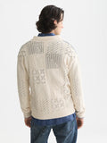 Multi Stitch Knitted Cardigan Man Scotch & Soda Eggnog L