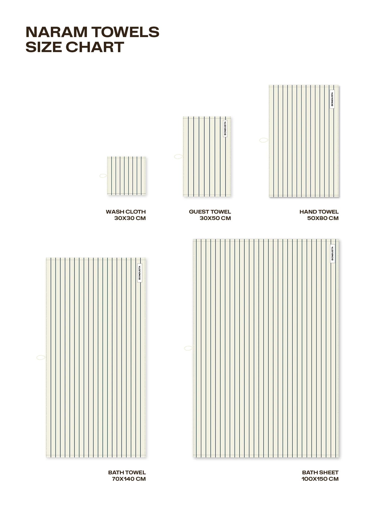 NARAM BATH SHEETS Accessories BONGUSTA