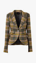 One Button Blazer Woman Smythe XS Rose Multi