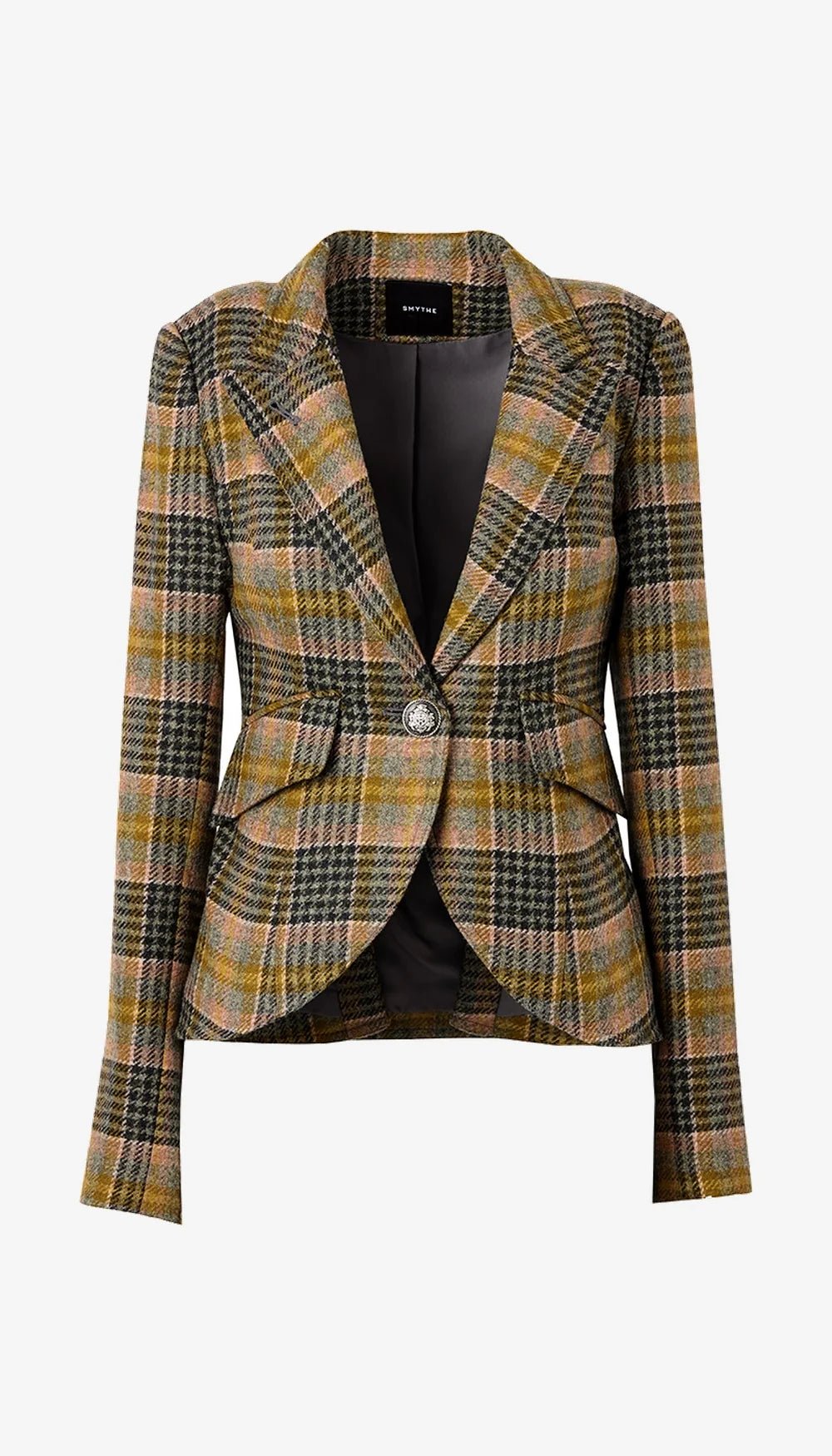 One Button Blazer Woman Smythe XS Rose Multi