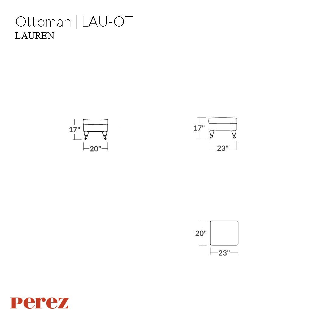 Ottoman Lauren 1.5 SOFA PEREZ