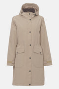 Padded Raincoat Woman ILSE JACOBSEN GREIGE 34