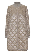 Pearl Quilted Coat Woman ILSE JACOBSEN 146-TAUPE 34