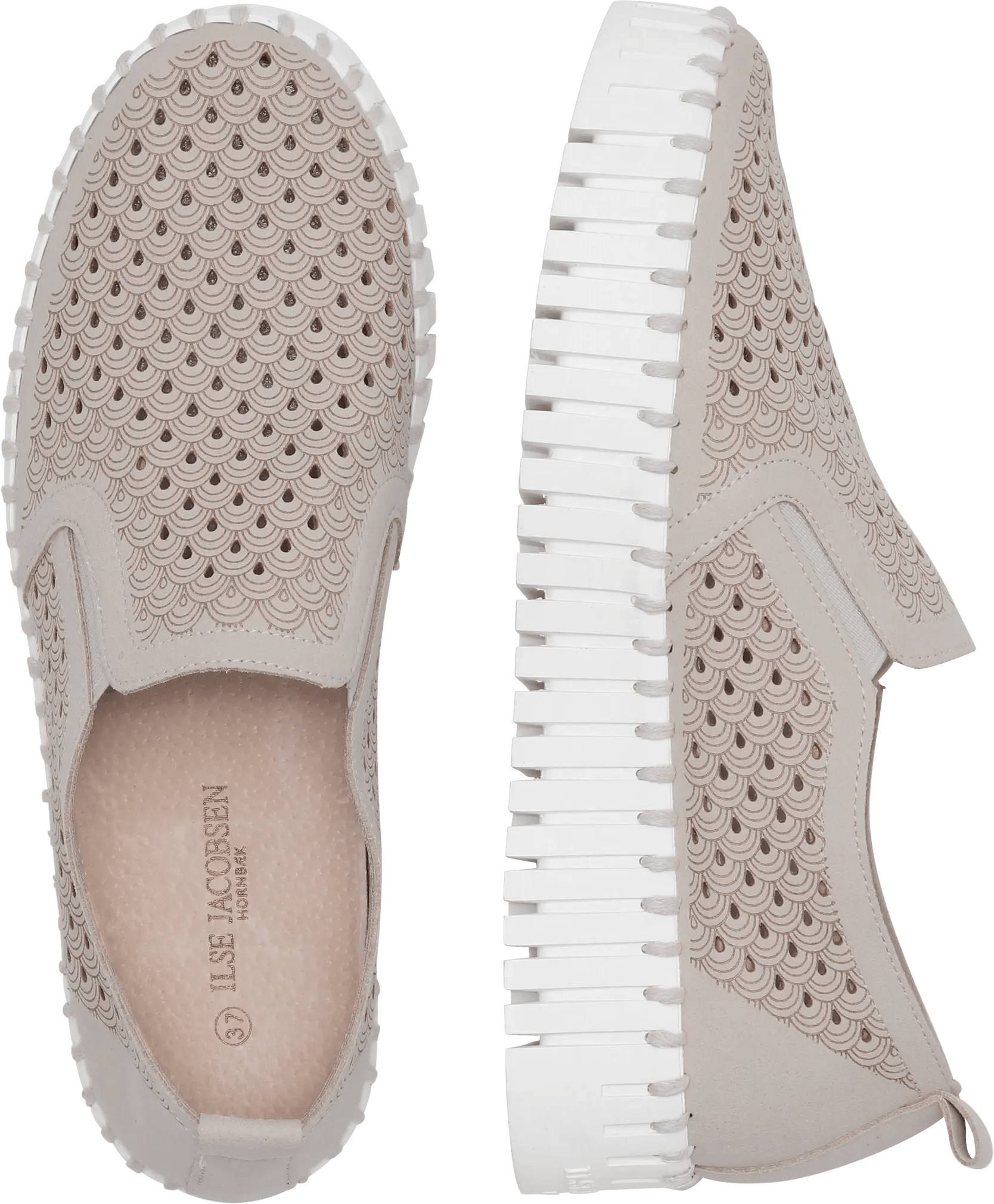 Platform Elastic Slip On With Cut Outs ILSE JACOBSEN