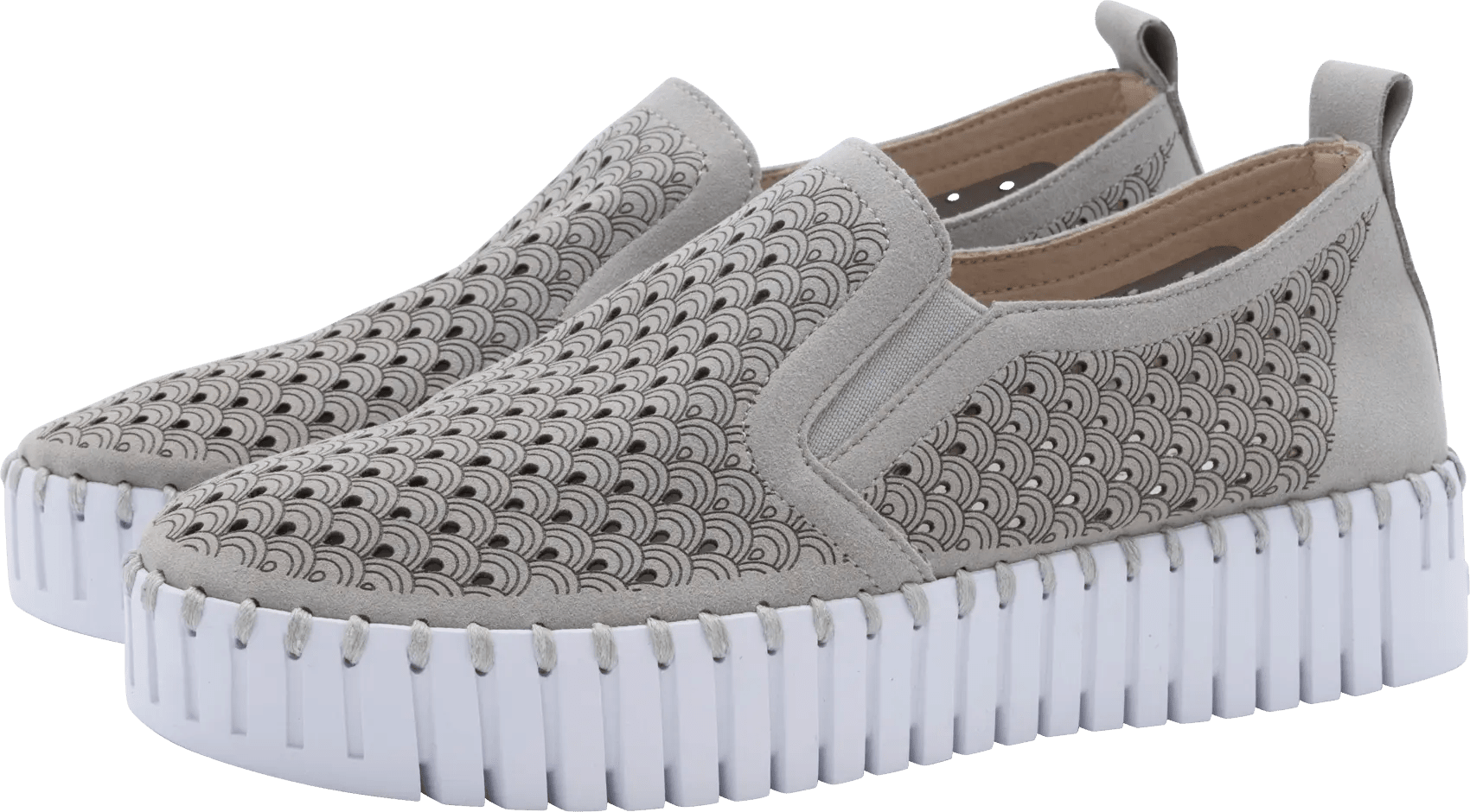 Platform Elastic Slip On With Cut Outs ILSE JACOBSEN Atmosphere 38
