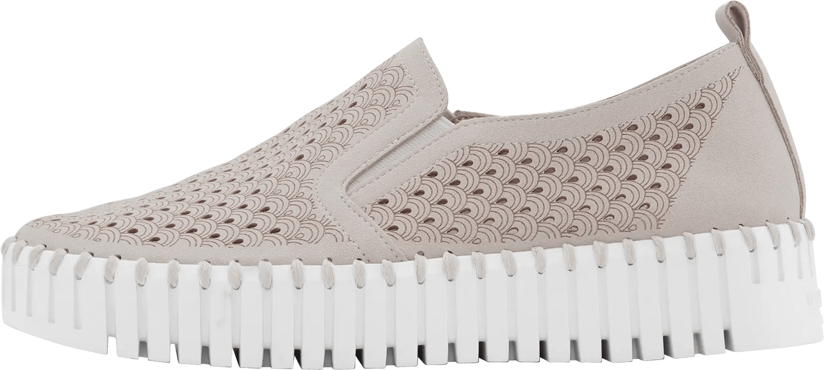 Platform Elastic Slip On With Cut Outs ILSE JACOBSEN Atmosphere 44