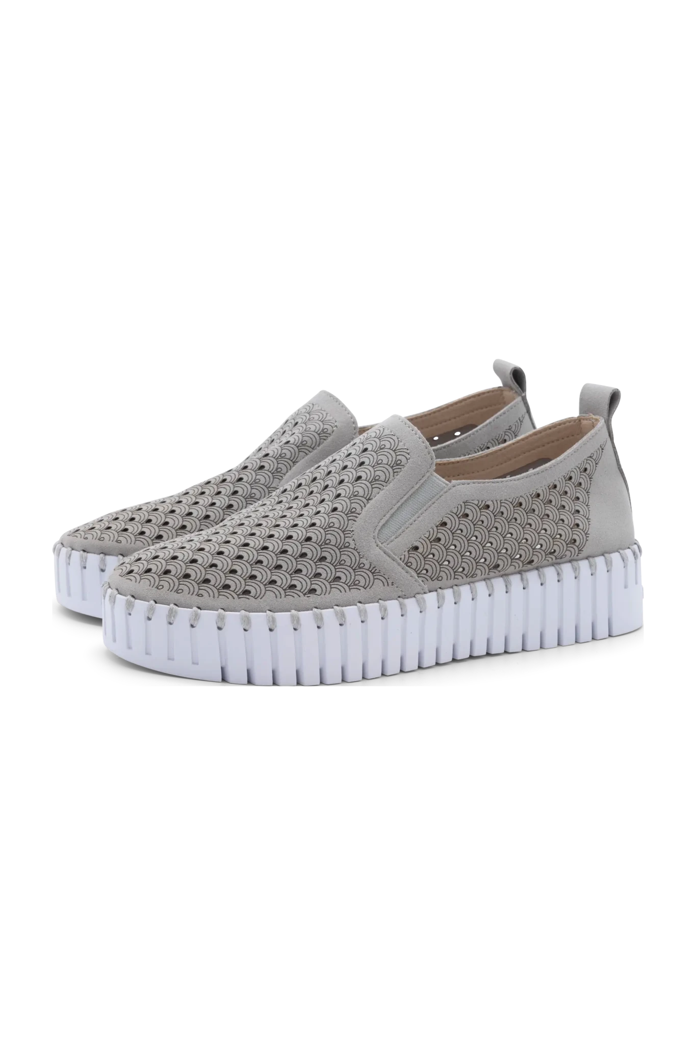 Platform Elastic Slip On With Cut Outs ILSE JACOBSEN Atmosphere 36