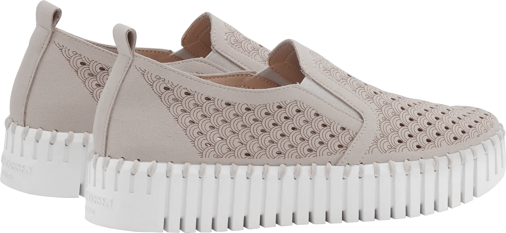 Platform Elastic Slip On With Cut Outs ILSE JACOBSEN Atmosphere 41