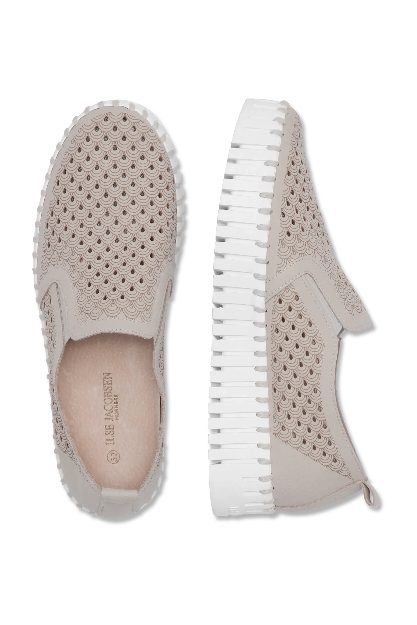 Platform Elastic Slip On With Cut Outs ILSE JACOBSEN Atmosphere 45