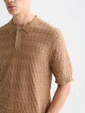 Pointelle Knitted Regular Fit Polo Scotch Soda Homme