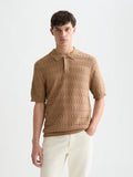 Pointelle Knitted Regular Fit Polo Scotch Soda Homme