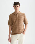 Pointelle Knitted Regular Fit Polo Men Polos Scotch Soda Homme Amphora XS