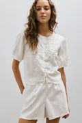 POPPY BLOUSE Blouses Melissa Nepton OFF WHITE XS