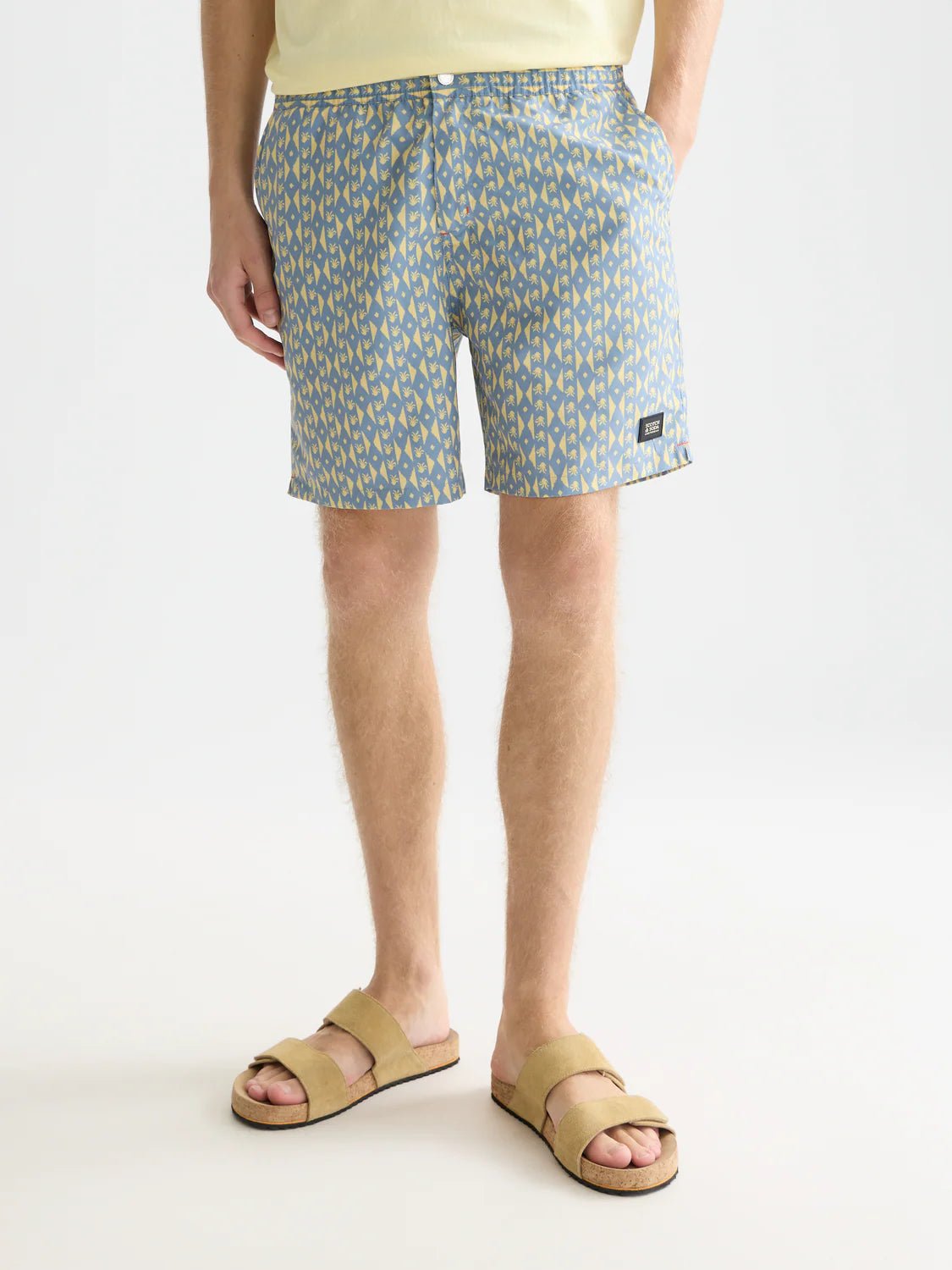 Printed Mid-Length Swim Shorts Scotch Soda Homme
