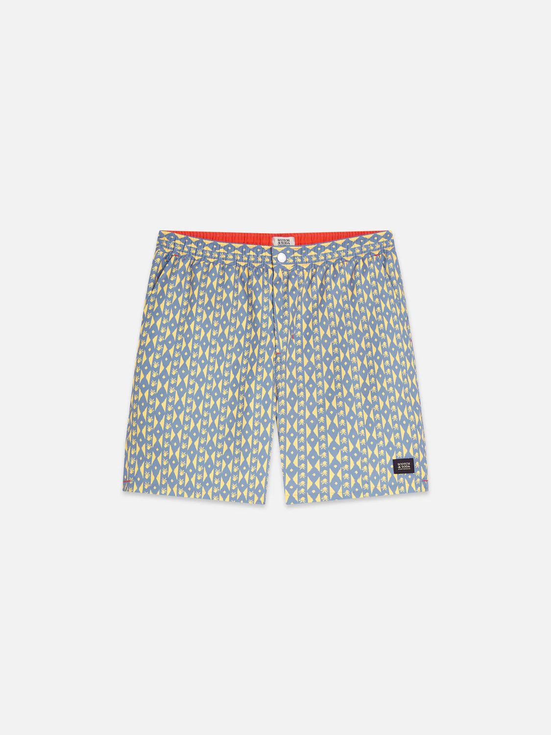 Printed Mid-Length Swim Shorts Scotch Soda Homme