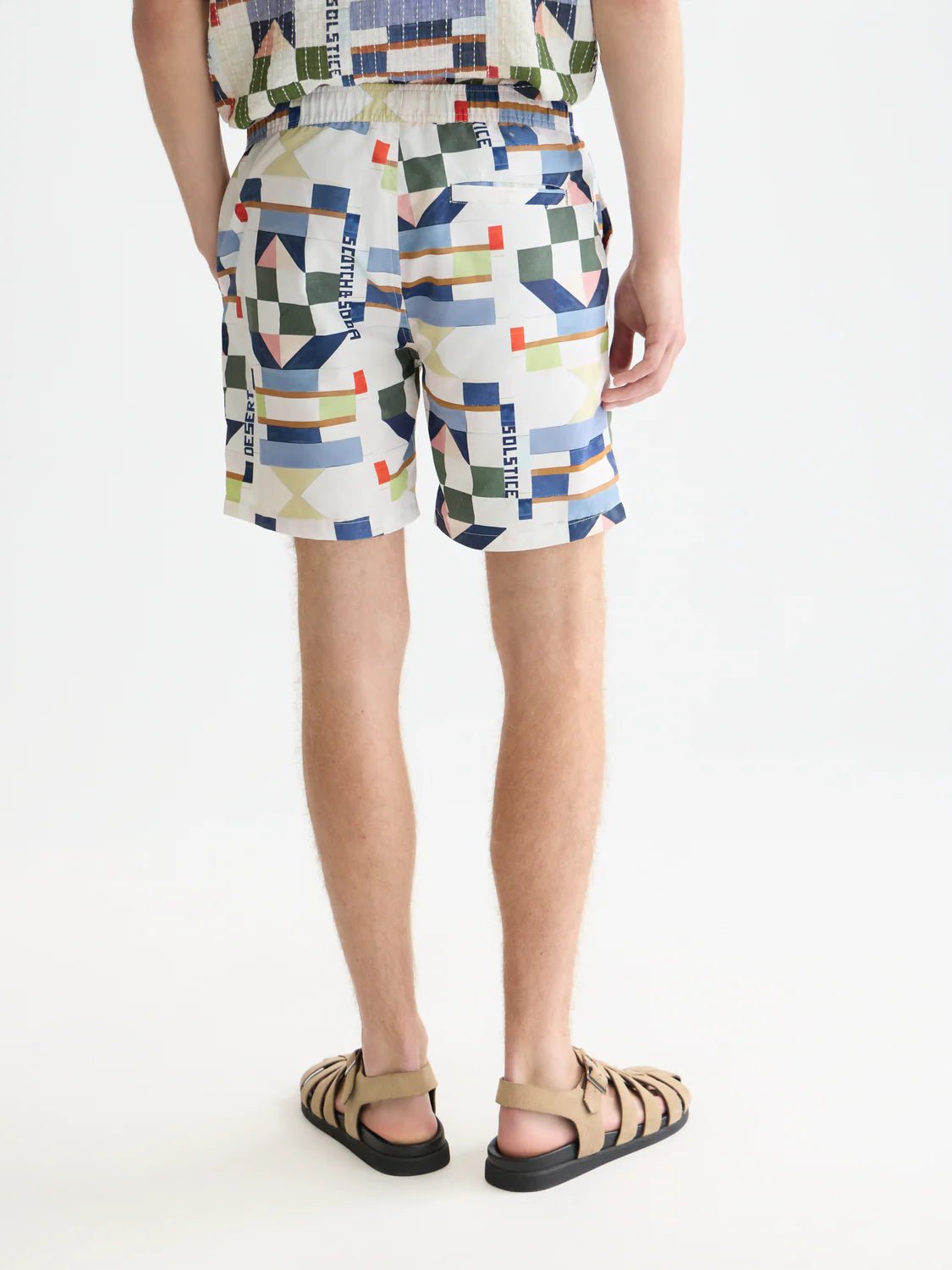 Printed Mid-Length Swim Shorts Scotch Soda Homme