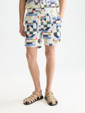 Printed Mid-Length Swim Shorts Scotch Soda Homme