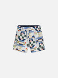 Printed Mid-Length Swim Shorts Scotch Soda Homme