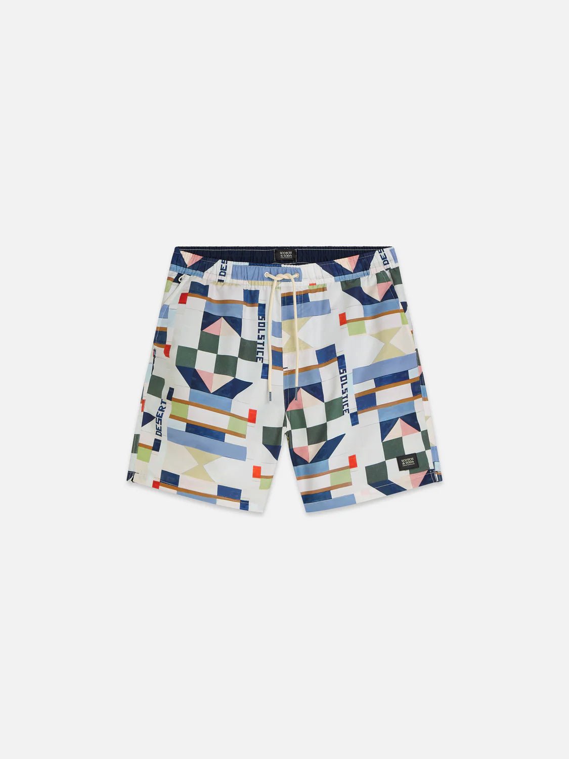 Printed Mid-Length Swim Shorts Scotch Soda Homme