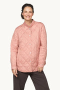 Quilted Shirt Jacket Woman ILSE JACOBSEN 273-SEPIA-TINT 34