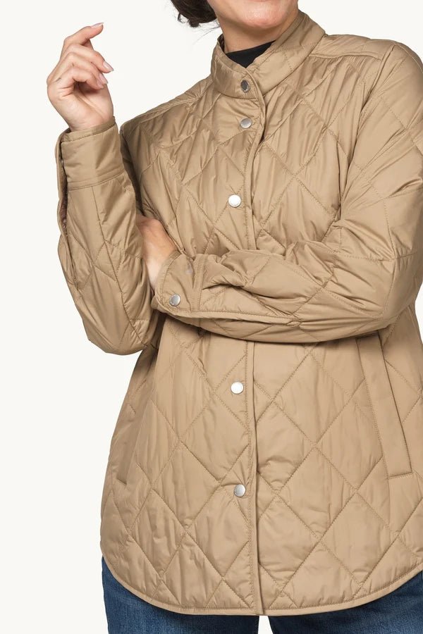 Quilted Shirt Jacket Woman ILSE JACOBSEN