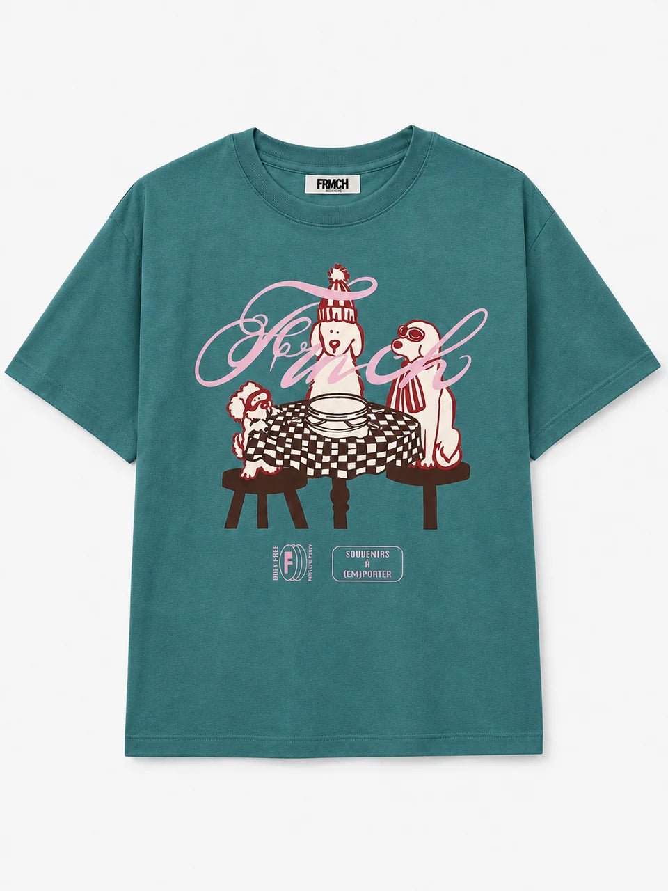RACLETTE T-SHIRT Woman FRNCH VERT XS