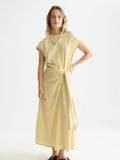 Relaxed Linen Blend Tie Dress Dresses Scotch Soda Femme